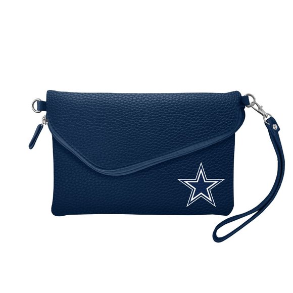 NFL Dallas Cowboys Fold Over Crossbody Purse - Picture 1 of 2